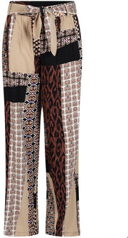 Tramontana | Broek met Graphic Print | Print Browns | Maat L