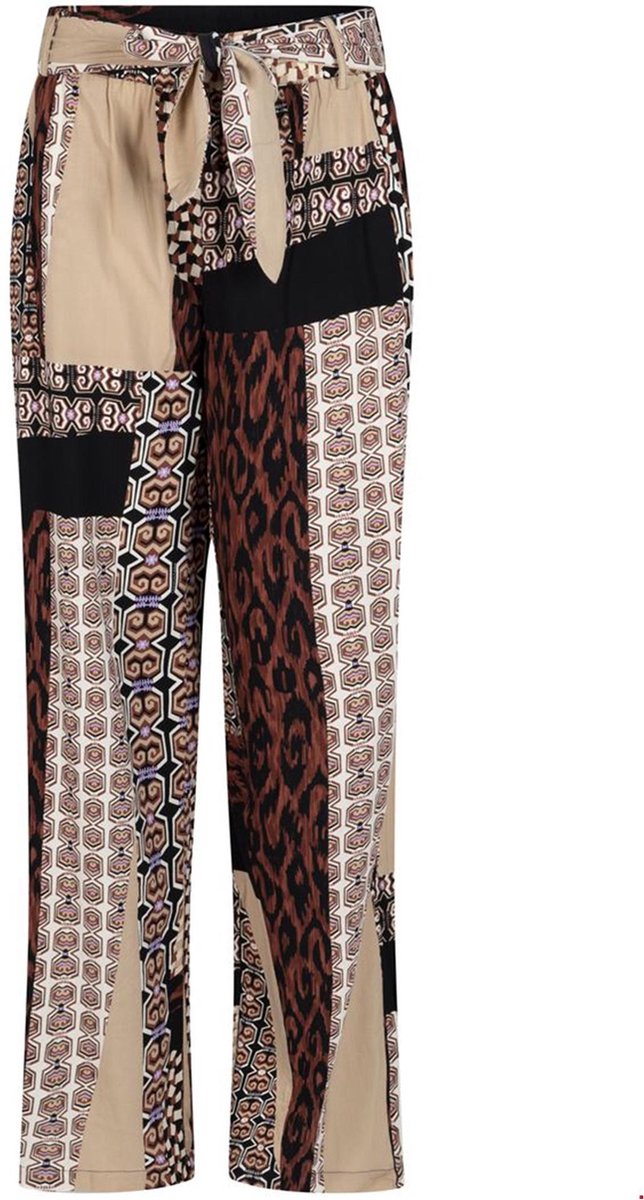 Tramontana | Broek met Graphic Print | Print Browns | Maat L
