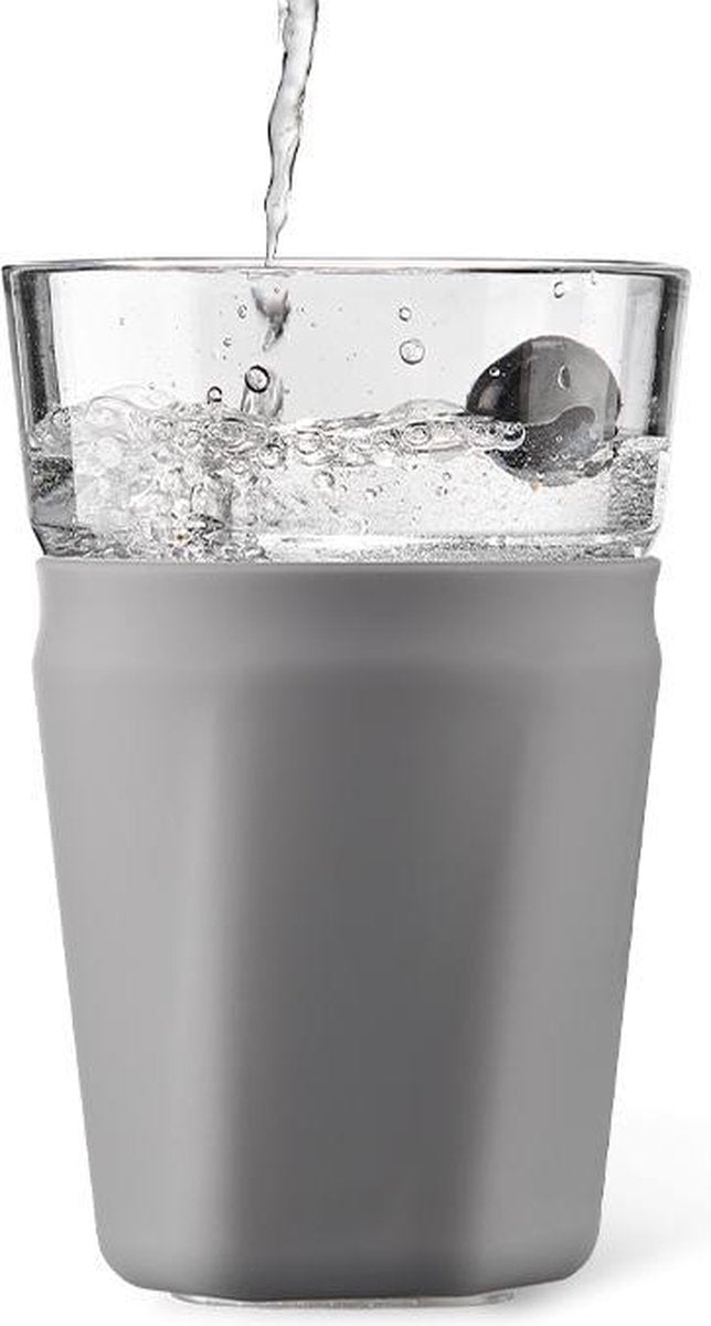 Baqske & Omhuulsel | Cup - shock proof & Cup sleeve silver