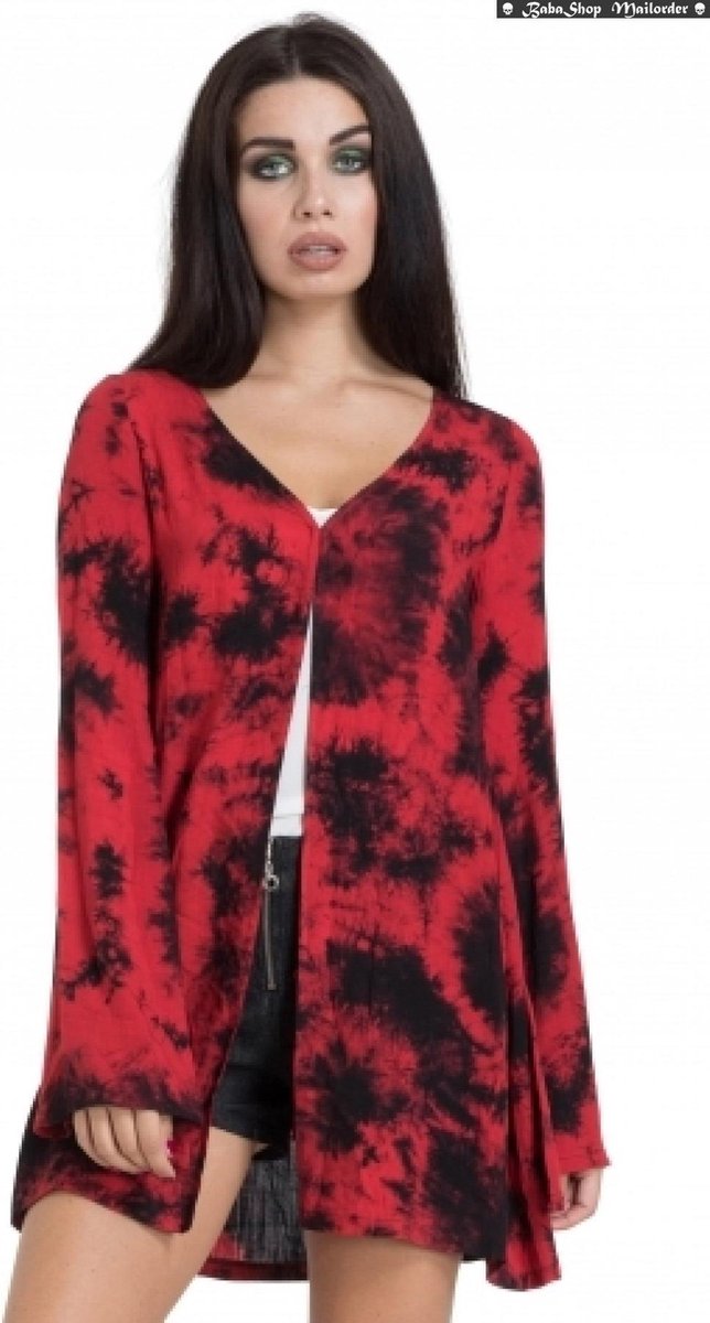 Tie-Dye Kimono Red L-40