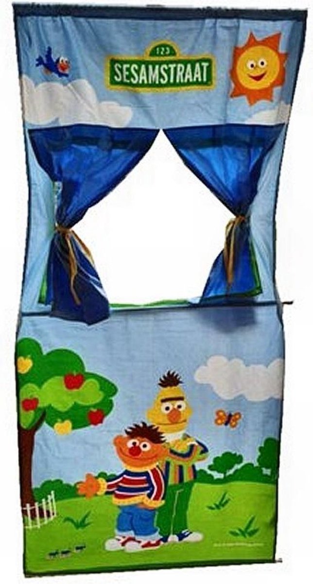 Sesamstraat Katoenen Deur Poppenkast
