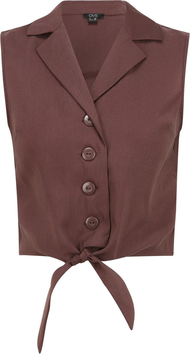 Ovs blouse Chocoladebruin-42 (M)