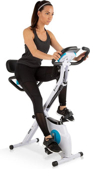 Azura M3 Pro hometrainer flexibele trekbanden riemaandrijving wit