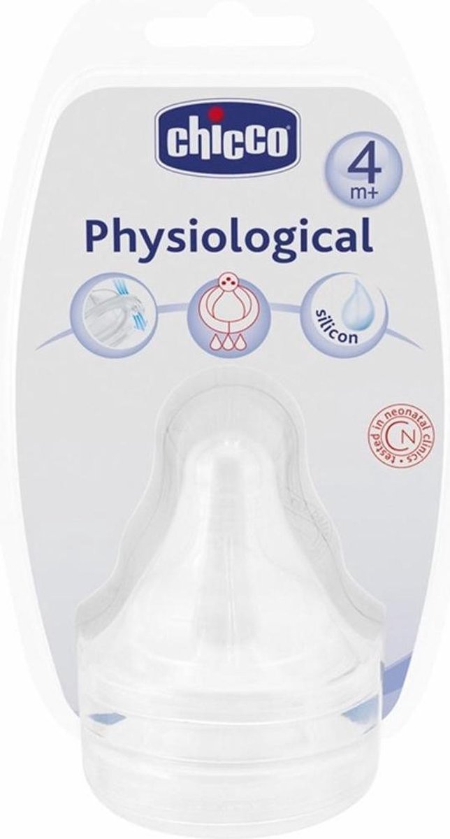 Chicco 00081628000000 Silicone Medium flow flesspeen
