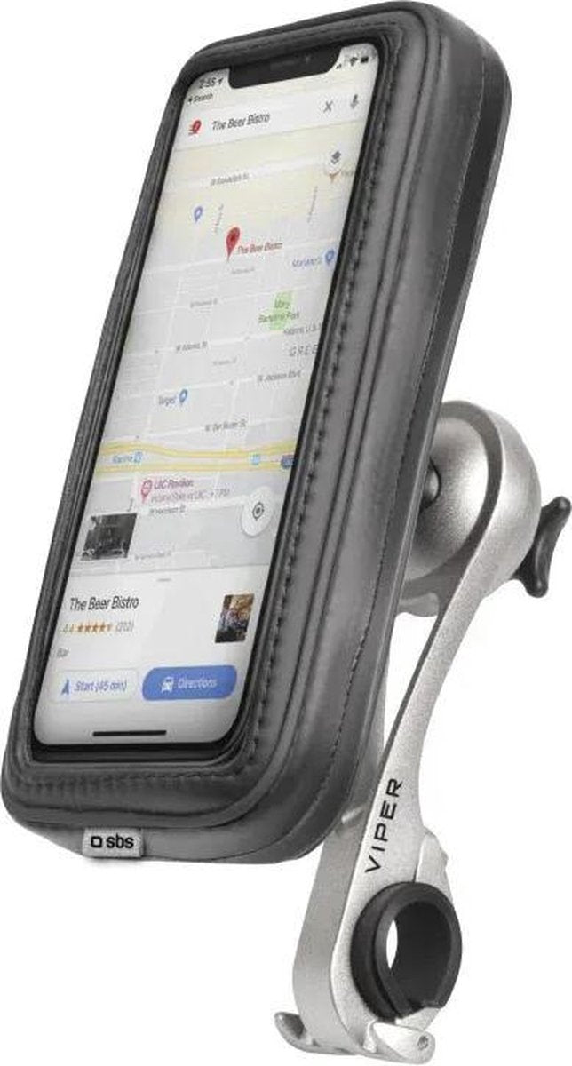 SBS Mobile Viper Aluminium Fietshouder voor Smartphones tot 6 Inch
