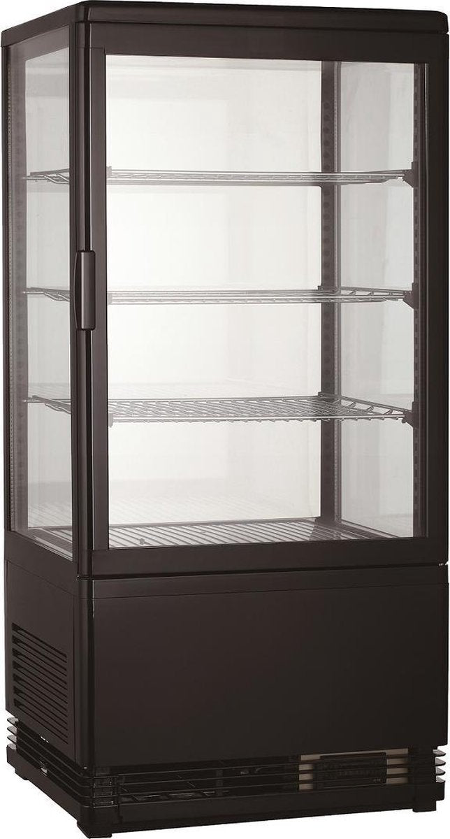 KOELVITRINE 68L ZWART