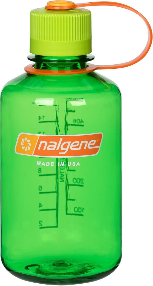 Nalgene Narrow Mouth Bottle - Drinkfles - 0.5 liter - BPA free - Groen