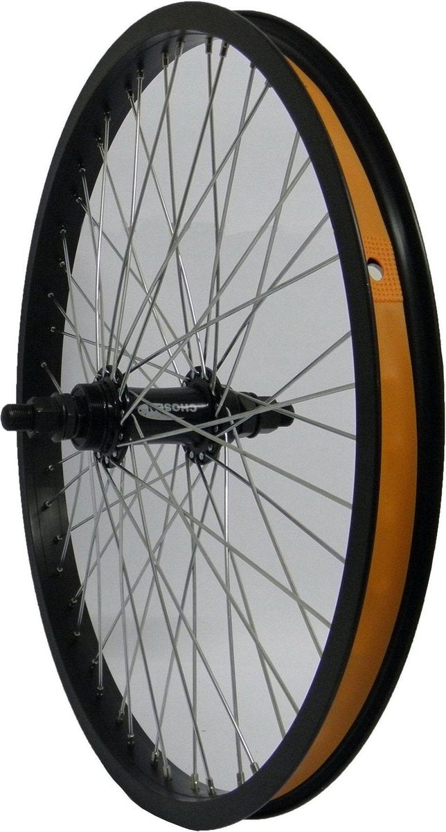 Achterwiel 20 Freestyle 14mm as 48-gts zwart