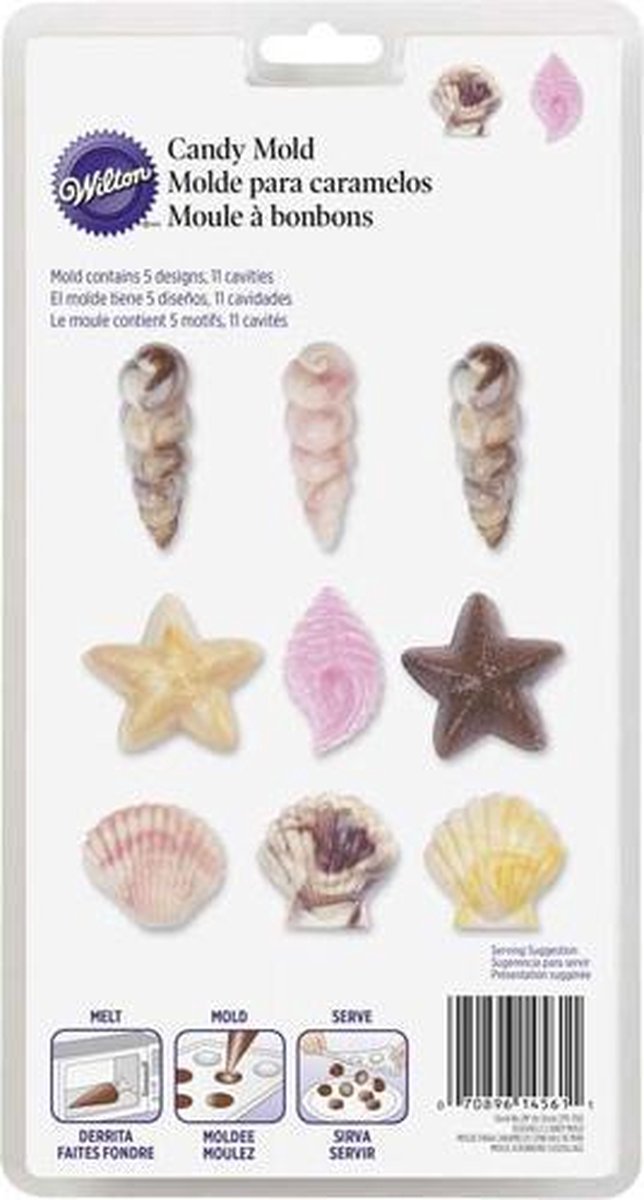 Wilton Candy mold Seashells