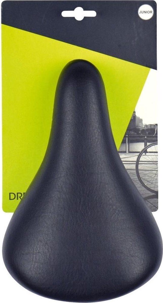 Dresco - Fietszadel - Junior - Zwart
