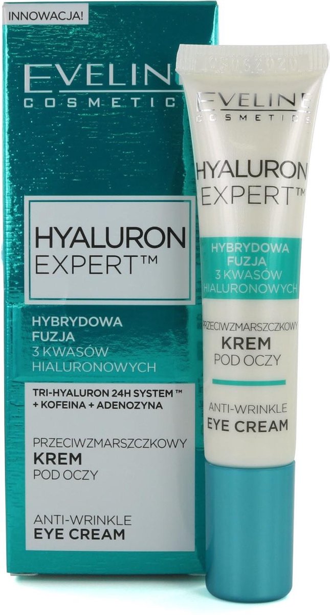 Eveline Cosmetics Hyaluron Clinic B5 Anti Wrinkle Eye Cream 15ml.