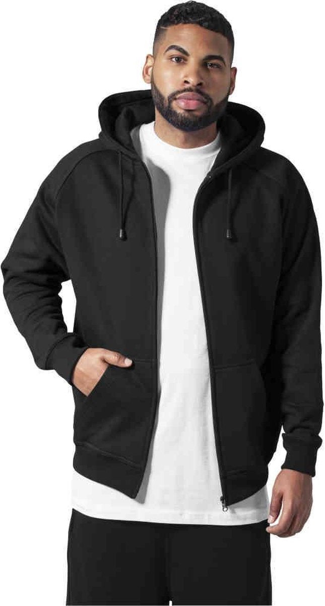 Urban Classics Basic Zip Hoody Zwart 4XL