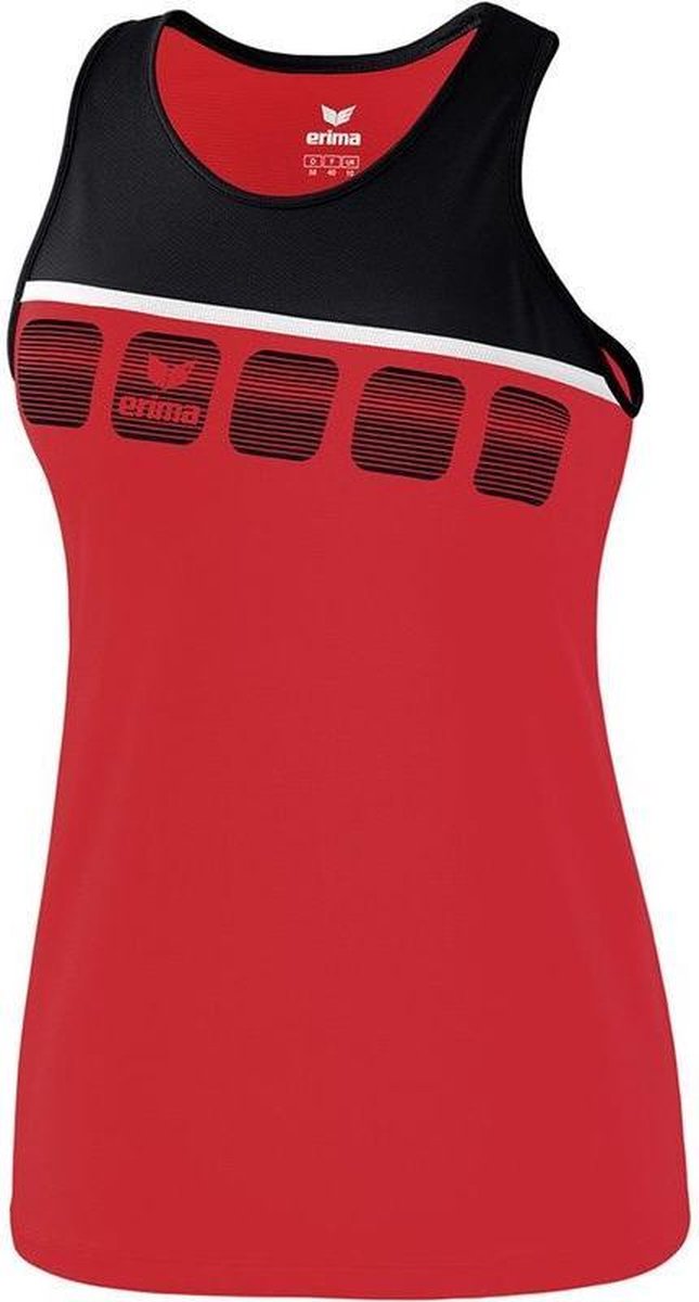 Erima 5-C Dames Tank Top - Polo's  - rood - 44