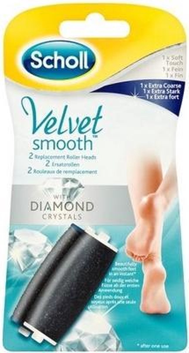 Scholl Velvet smooth refill Diamond 1xFein 1xExtra