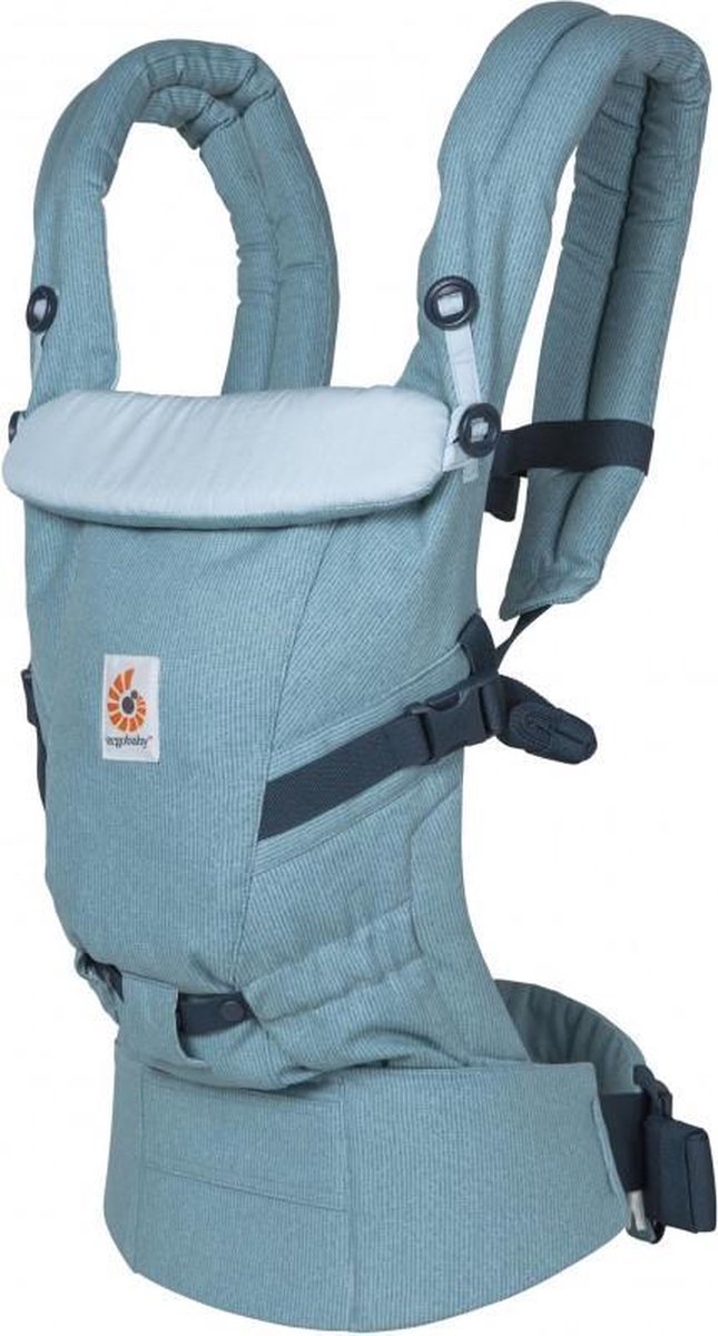 Ergobaby Adapt Baby Draagzak Heritage Blue - ergonomische draagzak vanaf geboorte