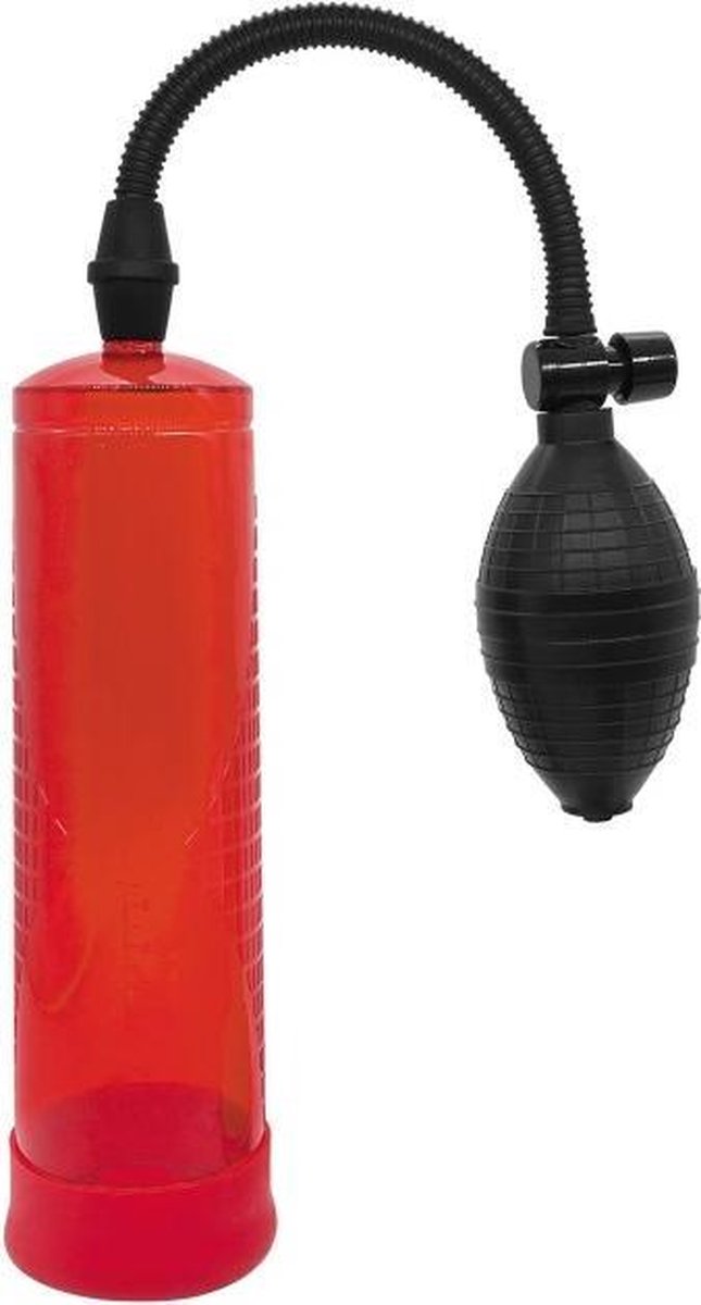 Bossoftoys - Power Pump Rood - Penis Pomp - Penis vergroter - 22 CM - stoere Cadeaubox