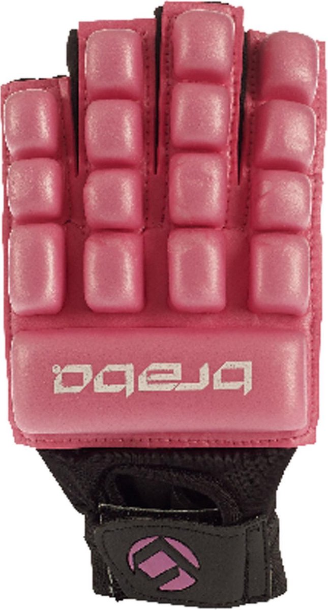 Brabo F4 Indoor Glove Foam - Hockeyhandschoen - Unisex - Maat L - Roze/ Zwart