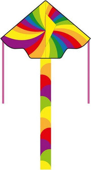 Eenlijnskindervlieger Simple Flyer 120 Rainbow Polyester