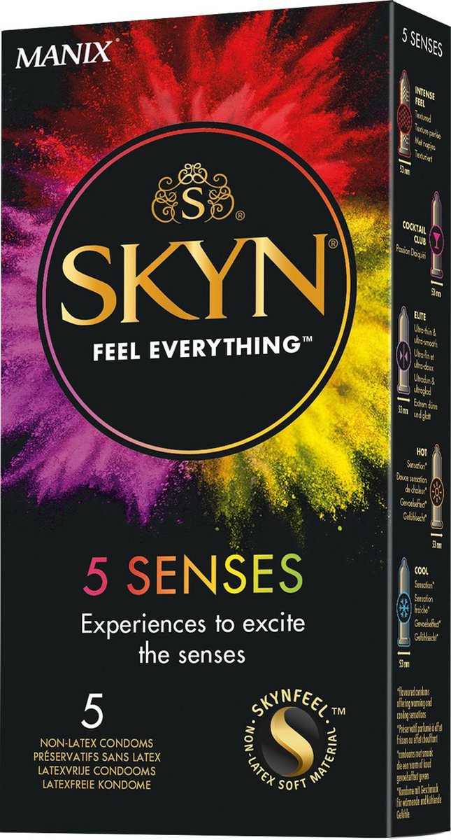 Mates Skin - Mates Skyn 5 Senses condooms 5 stuks