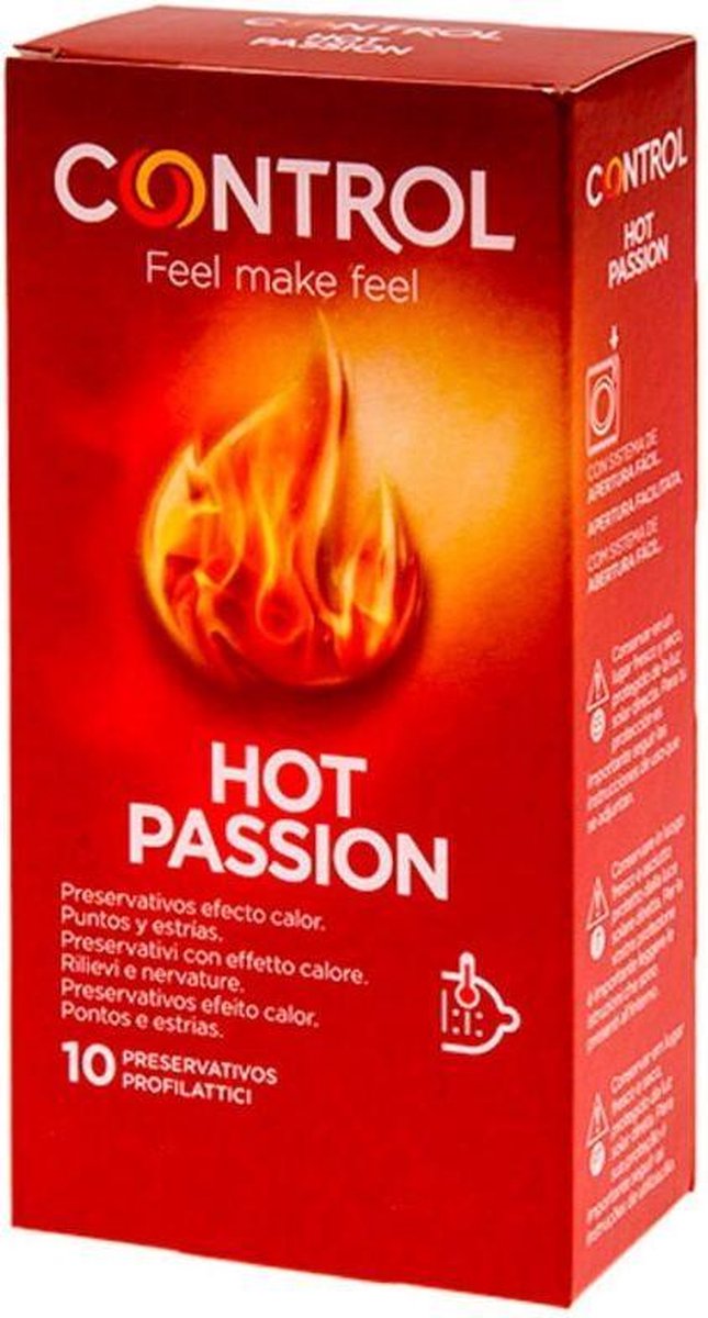 Control Hot Passion Warming Effect 10 Units 