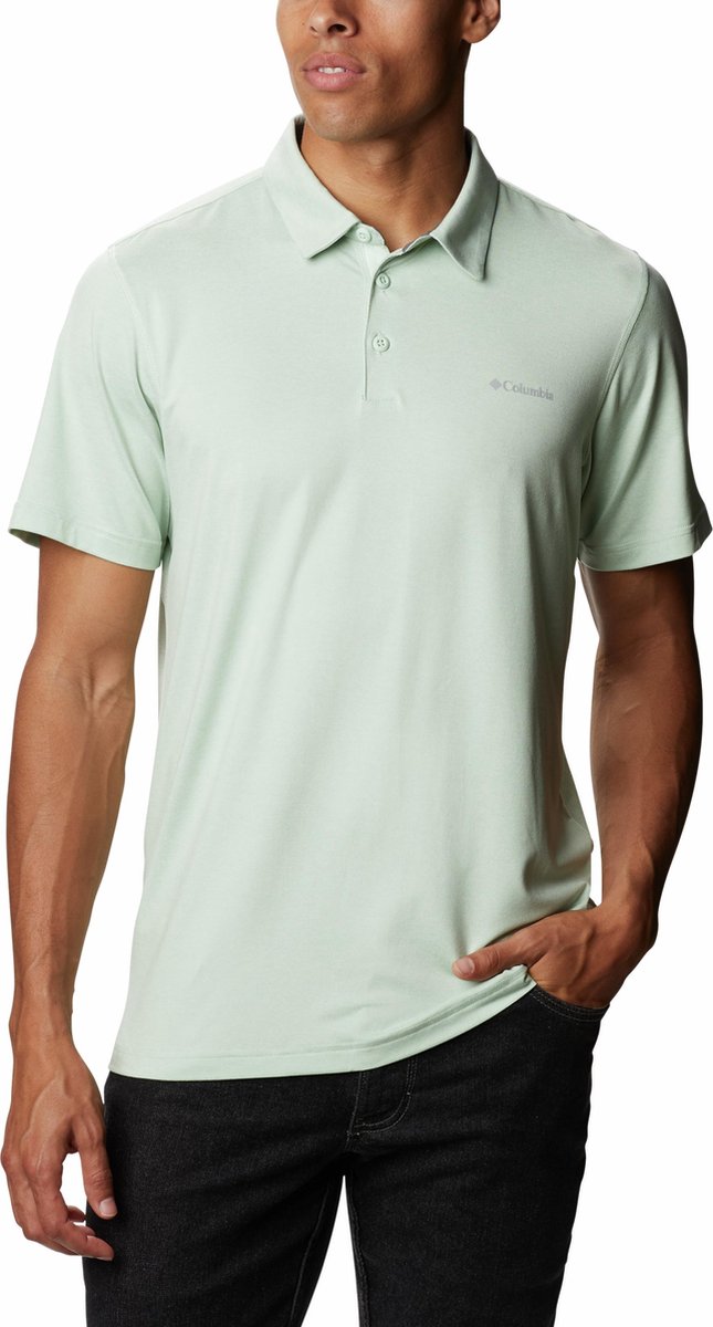 Columbia Tech Trail Polo - Sea Sprite - Heren - Maat L