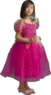 """Roze bloemenfee kostuum voor meisjes - Verkleedkleding - 116/128"""