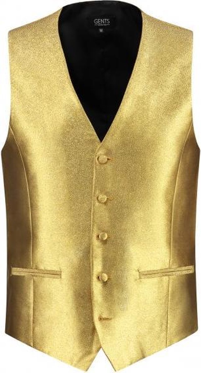 GENTS | Gilet Heren | Polyester |  goud 0028 Maat 3XL