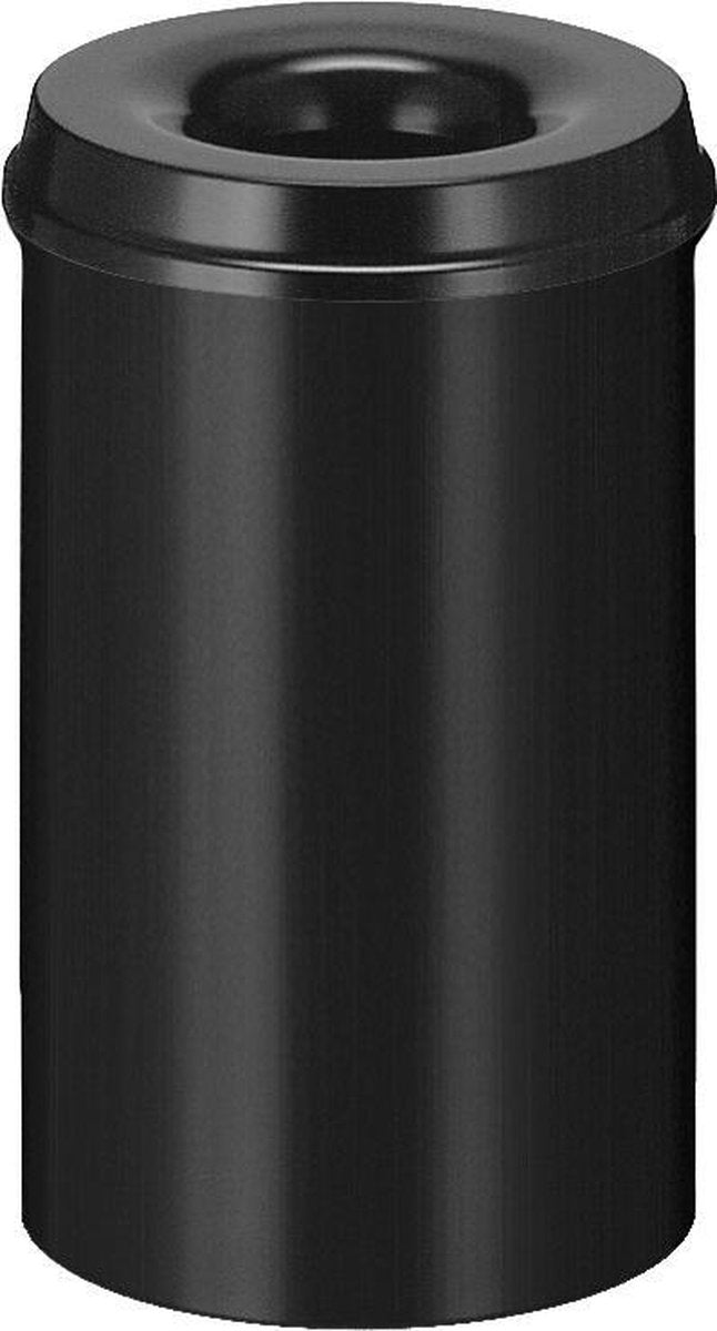 Vlamdovende papierbak 20 liter zwart