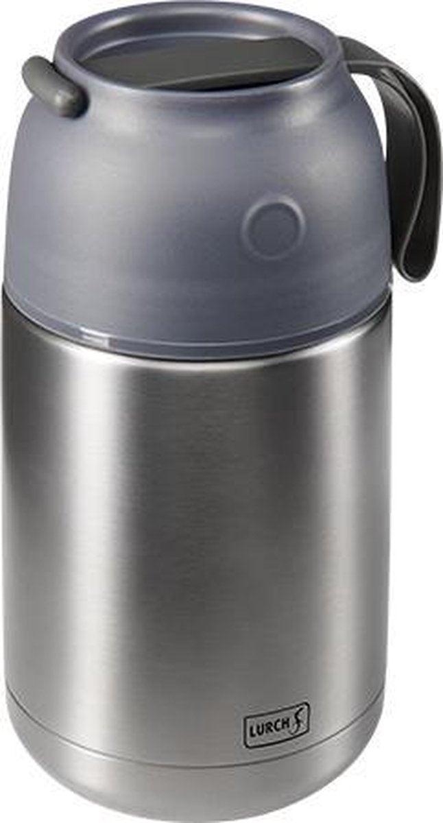 Lurch Snackbox - RVS/Kunststof - 680 ml - Grijs