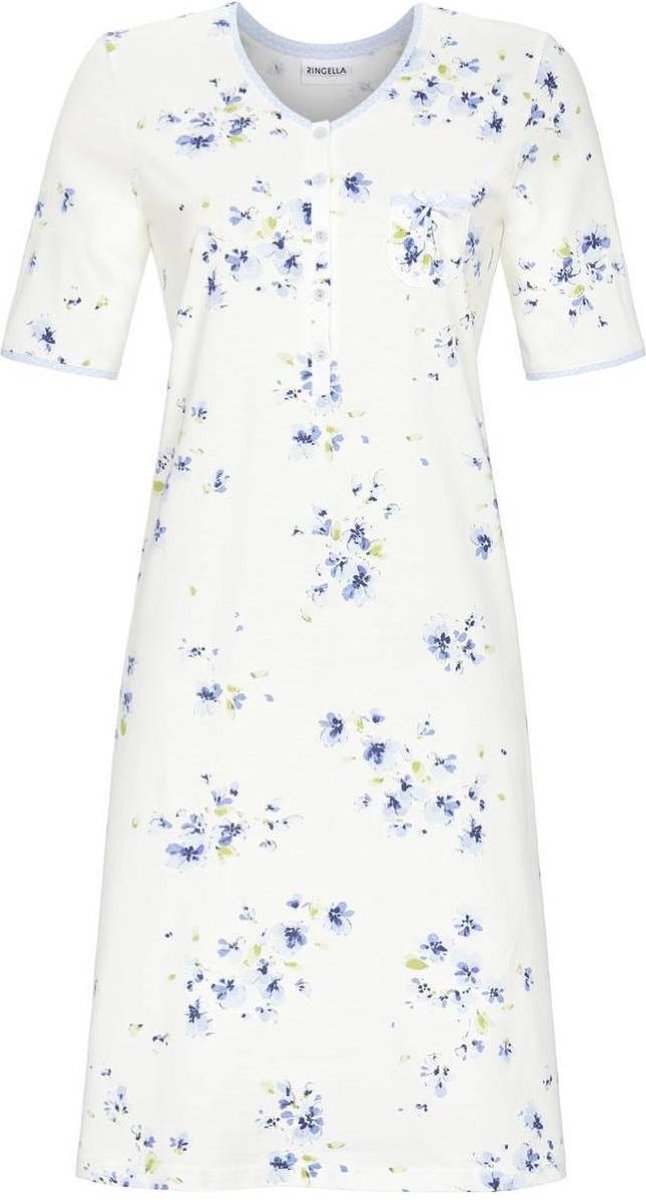 Ringella – Magic Flower – Nachtkleed – 1211043 – Bleu - 52