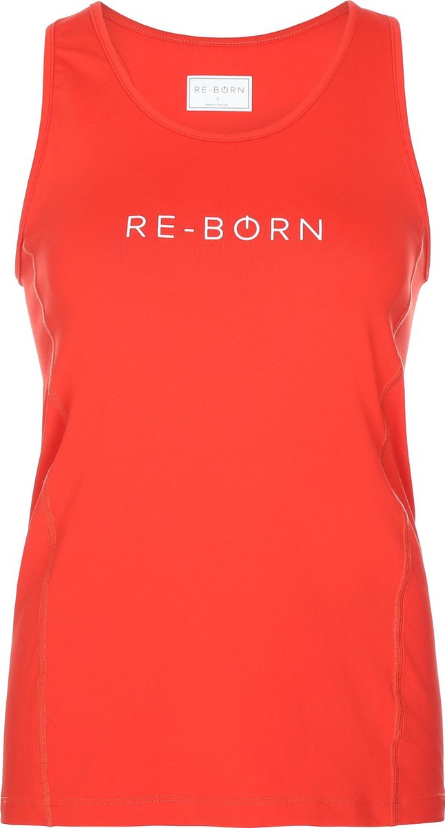 Re-Born Racer Tanktop Dames - Rood - Maat XL
