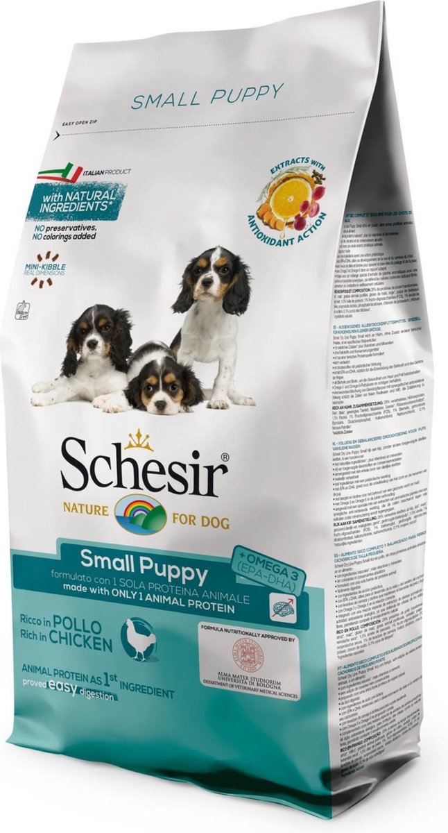 Schesir droogvoer kleine pup - 1 x 800 GR