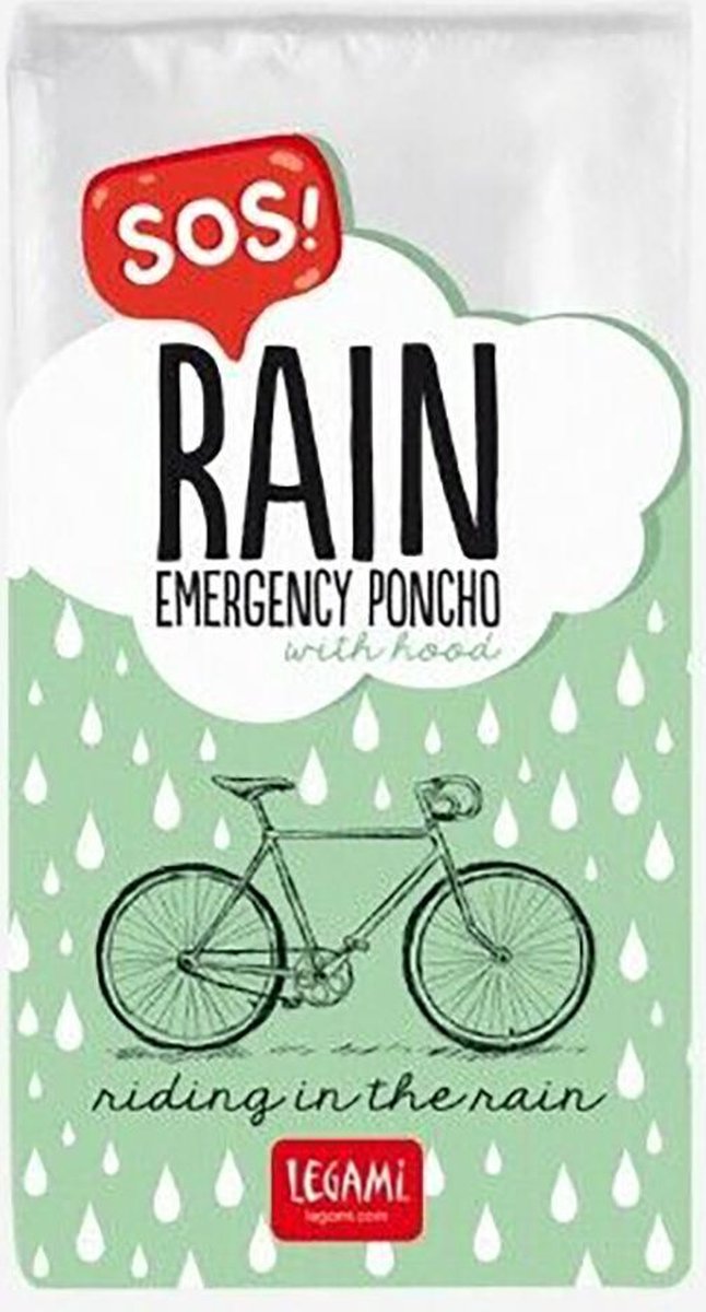 Regenponcho SOS Rain - Legami