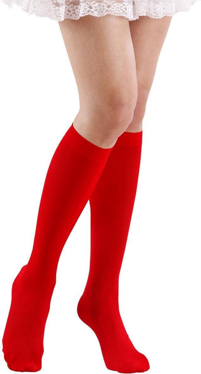 ESPA - Rode sokken voor volwassenen - Accessoires > Panty's en kousen