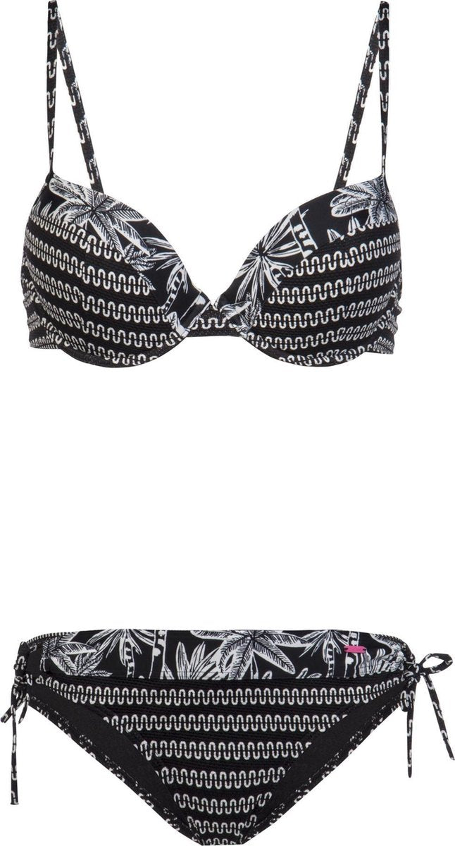 Protest PLIT CCUP Beugel Bikini Dames - True Black - Maat S/36