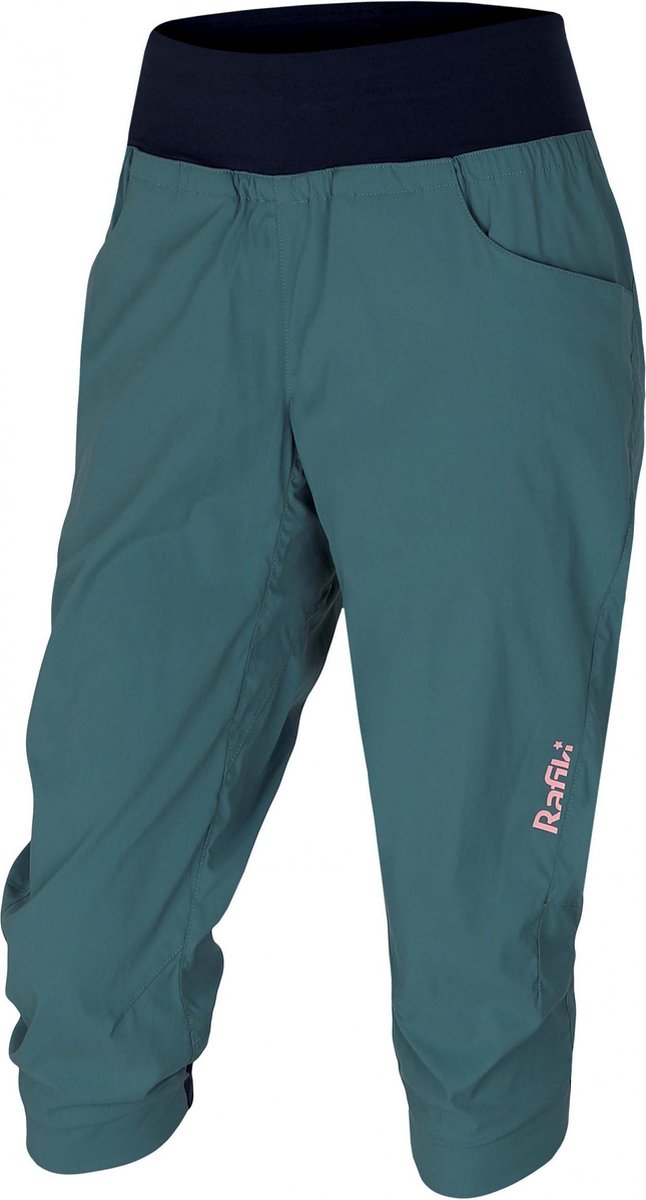 Rafiki Klimbroek Tarragona 3/4 Dames Polyamide Turquoise Mt M