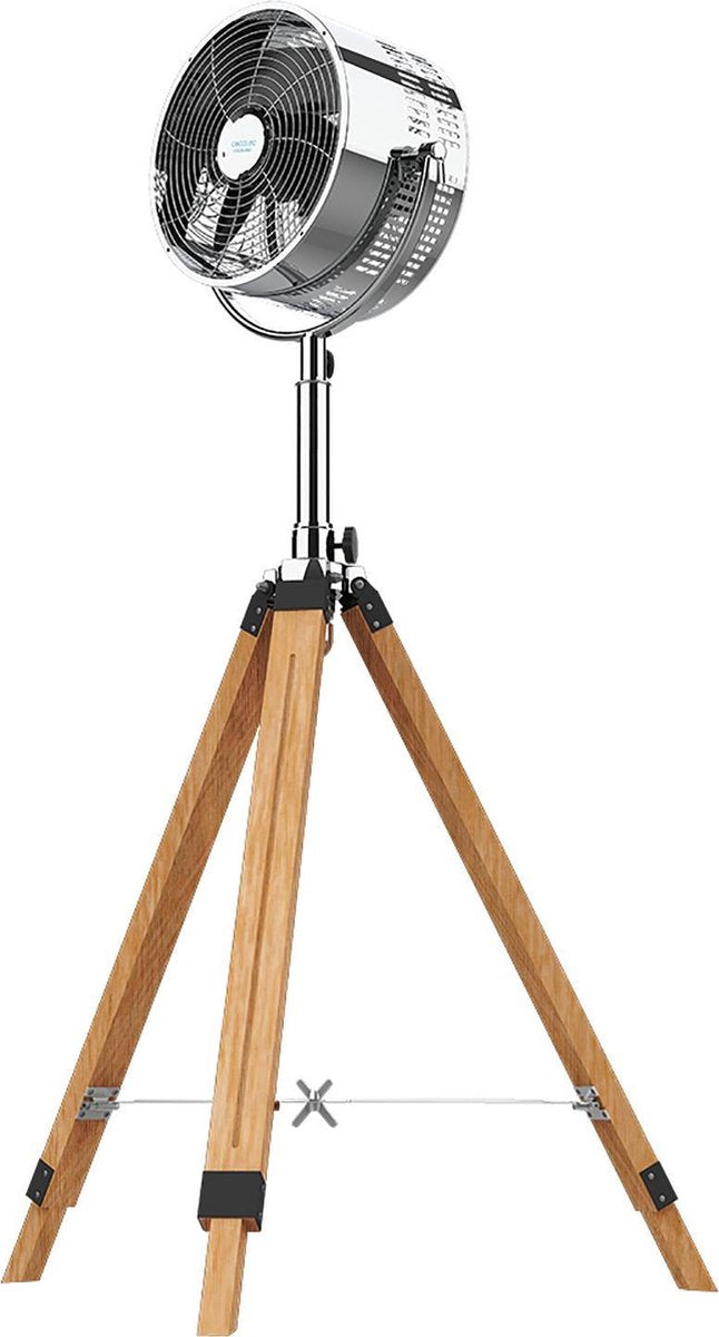 Cecotec Design Statiefventilator - 3 Snelheden - Ventilator Staand - Hout