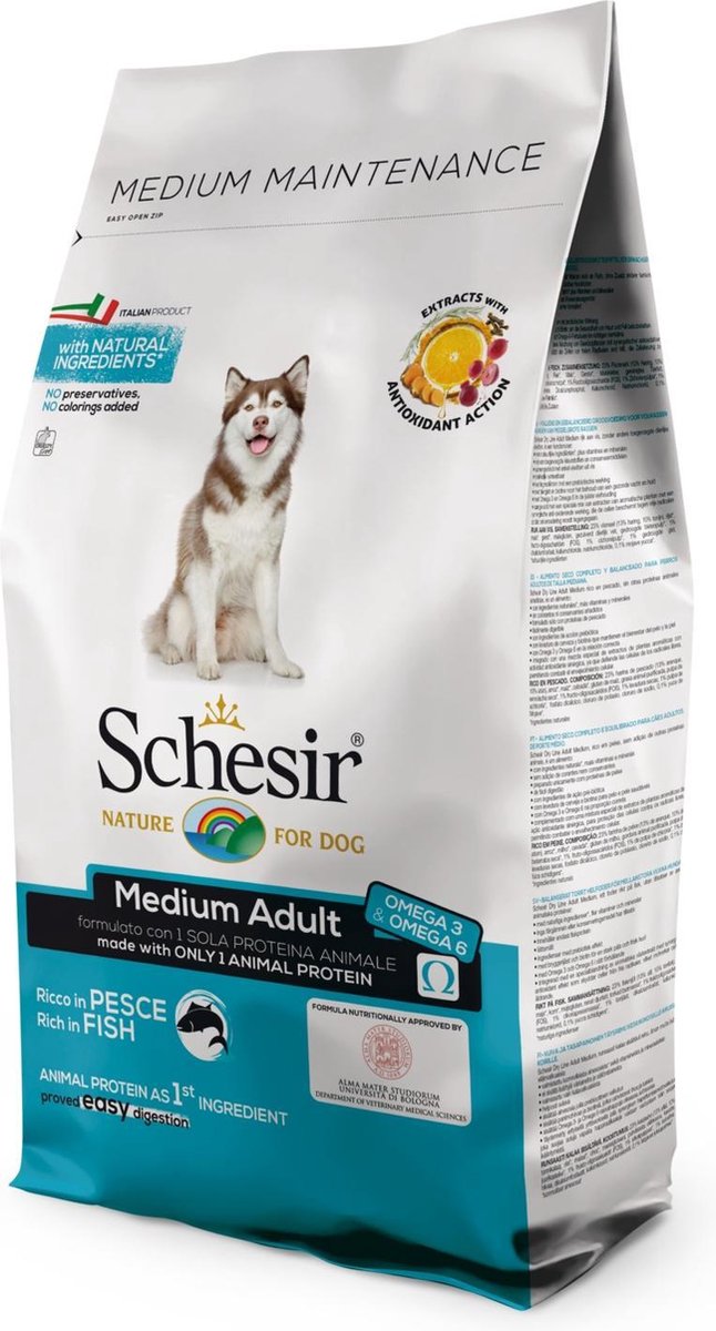Schesir droogvoer medium - 12 KG