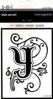 Strijksjabloon Monograms Letter Y