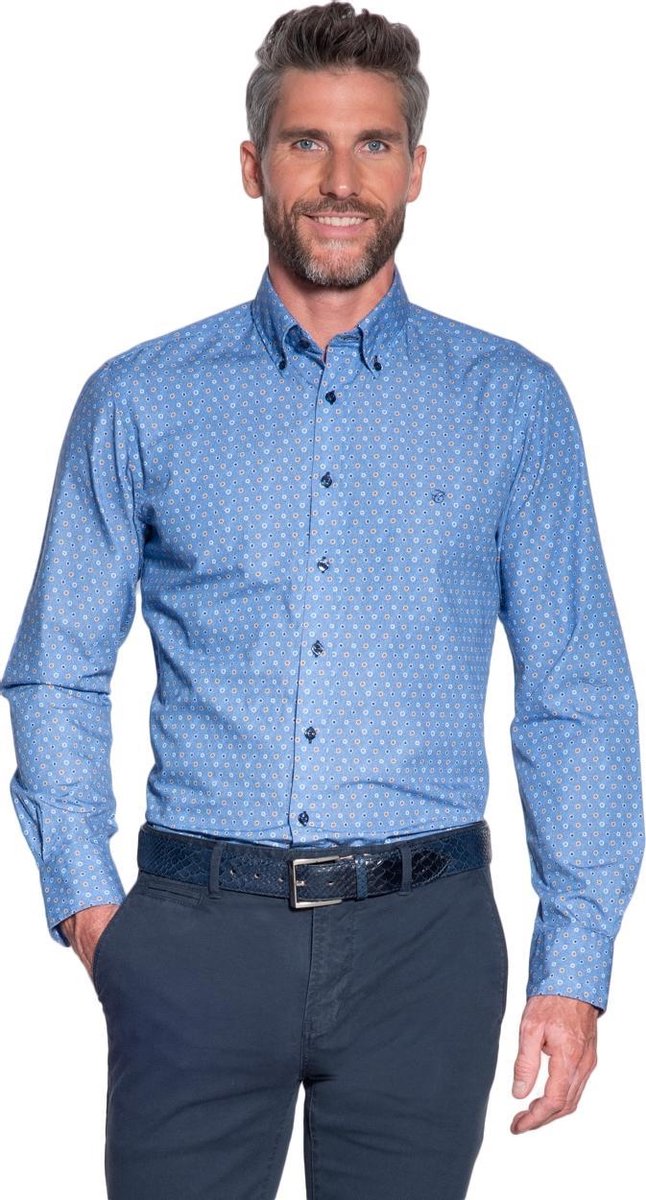 Campbell Classic Casual overhemd lange mouw