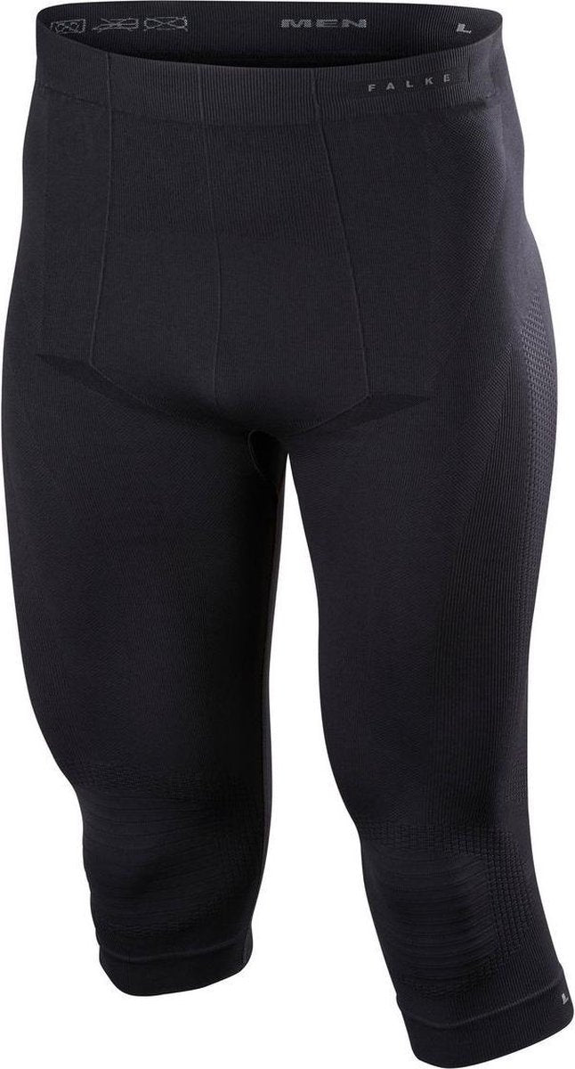 FALKE Warm Impulse¾ onder sportlegging Heren39626 - Zwart 3000 black Heren - XXL