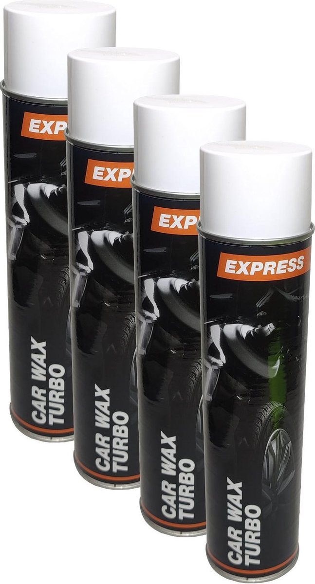 Turbo Wax Autowax spuit - 4x 600 ml