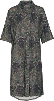 ESSENZA Blair Giulia Nachthemd Korte Mouw Laurel Green - S