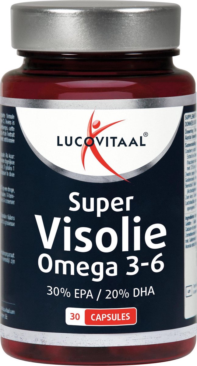 Lucovitaal - Super visolie Omega 3 - 30 capsules - Voedingssupplementen