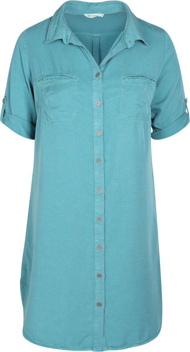 Hemdjurk in effen tencel