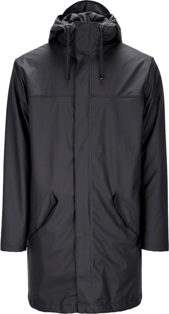 Rains Alpine Jacket 1504 Regenjas - Unisex - Zwart