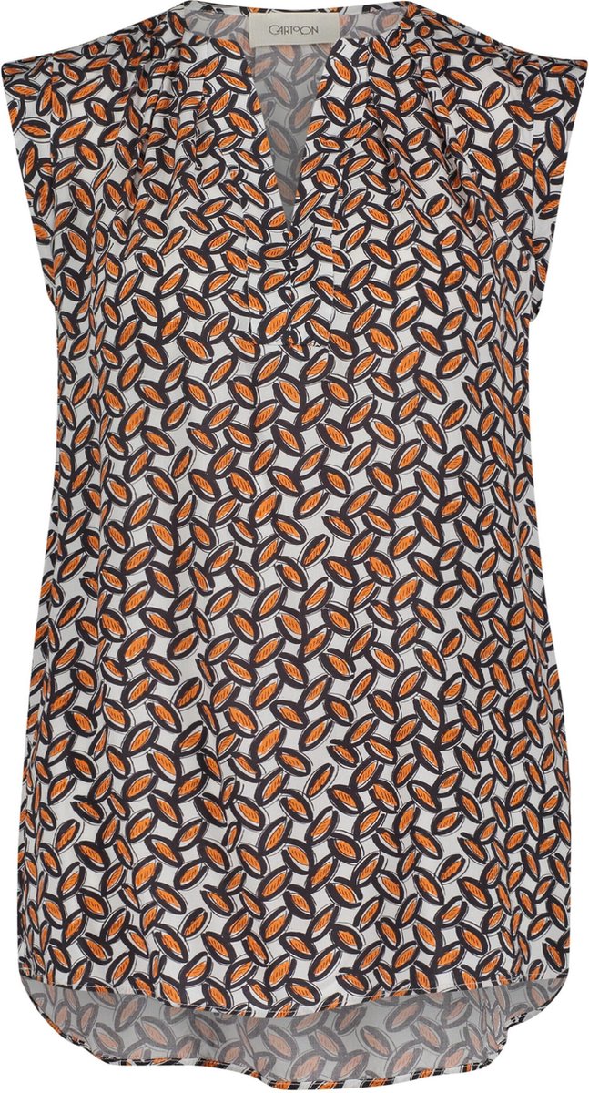Cartoon blouse Sinaasappel-38 (M)