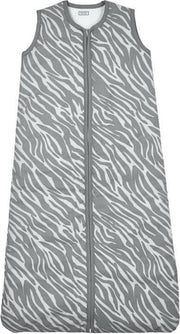 Meyco Zebra babyslaapzak gevoerd - 70 cm - grijs