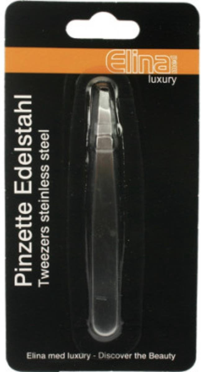 Stainless steel pincet van ca 9.5 cm