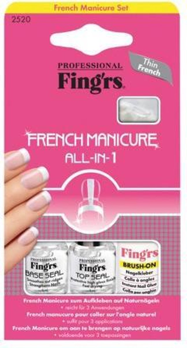Fing'Rs All In 1 - French Manicure - Nagellak